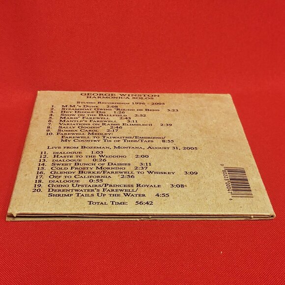 George Winston Harmonica Solos CD 2005 Signed - Picture 4 of 7